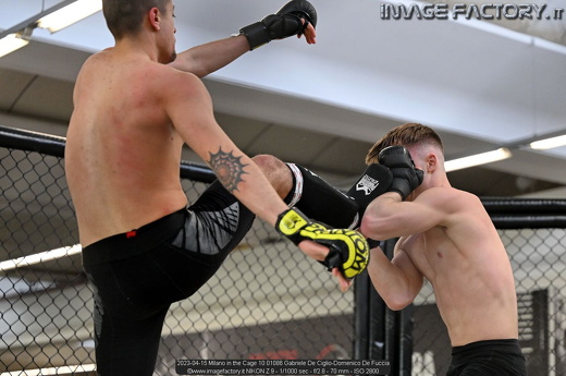 2023-04-15 Milano in the Cage 10 01086 Gabriele De Ciglio-Domenico De Fuccia